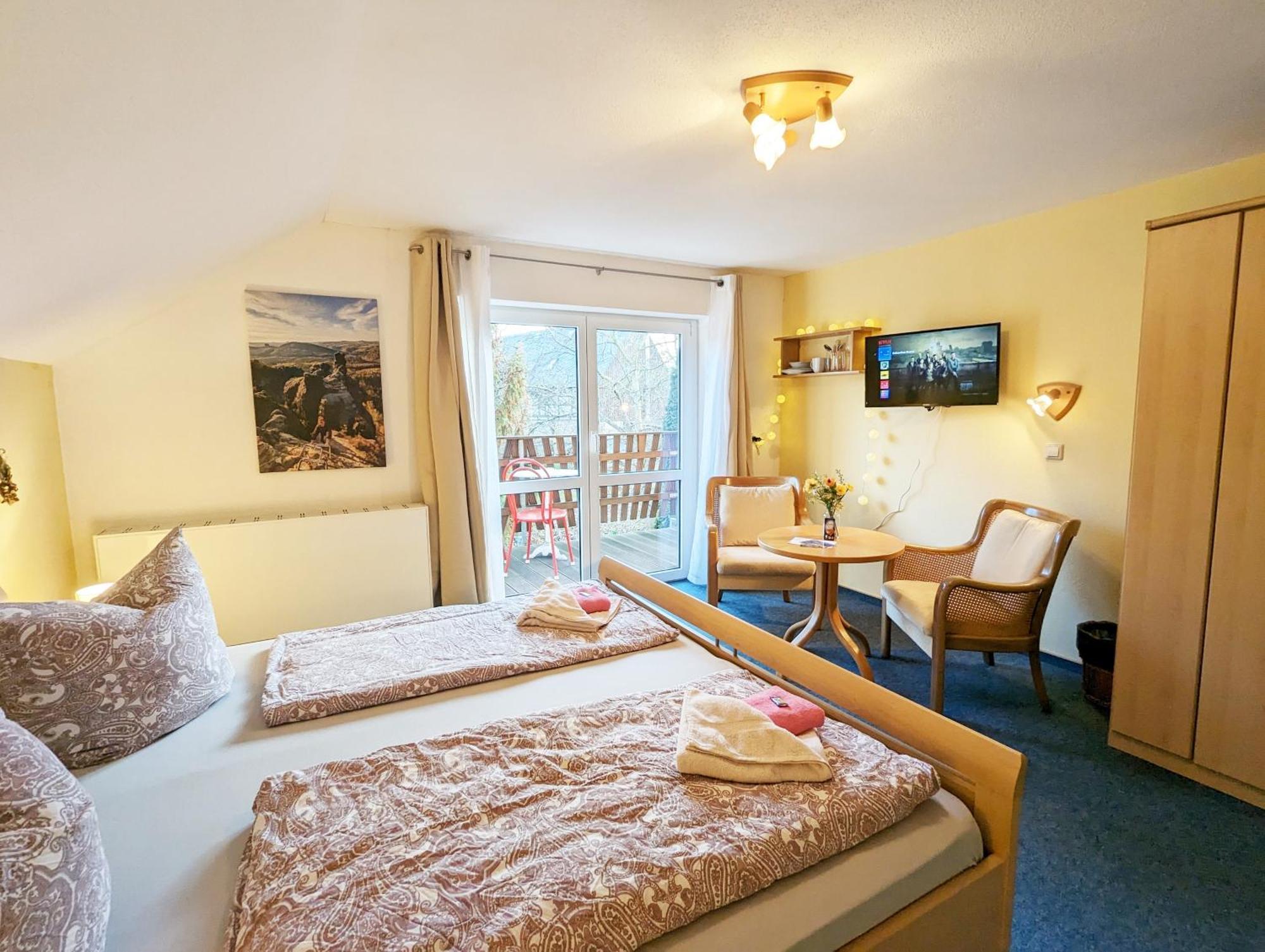 Ferienwohnung L9 - Urlaubsmagie - Balkon & Direkt Am Wanderweg Sebnitz Exterior foto